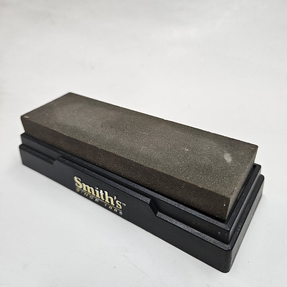 Smiths Arkansas Sharpening Stone Knife Sharpener 5" Long Whetstone Tool No Cover